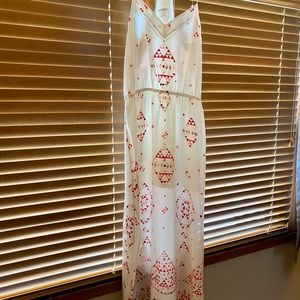 Club Monaco silk maxi dress